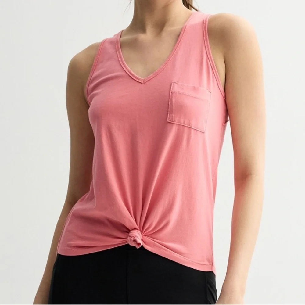 SO Women's Relaxed Watermelon V-Neck Tank Top NWT